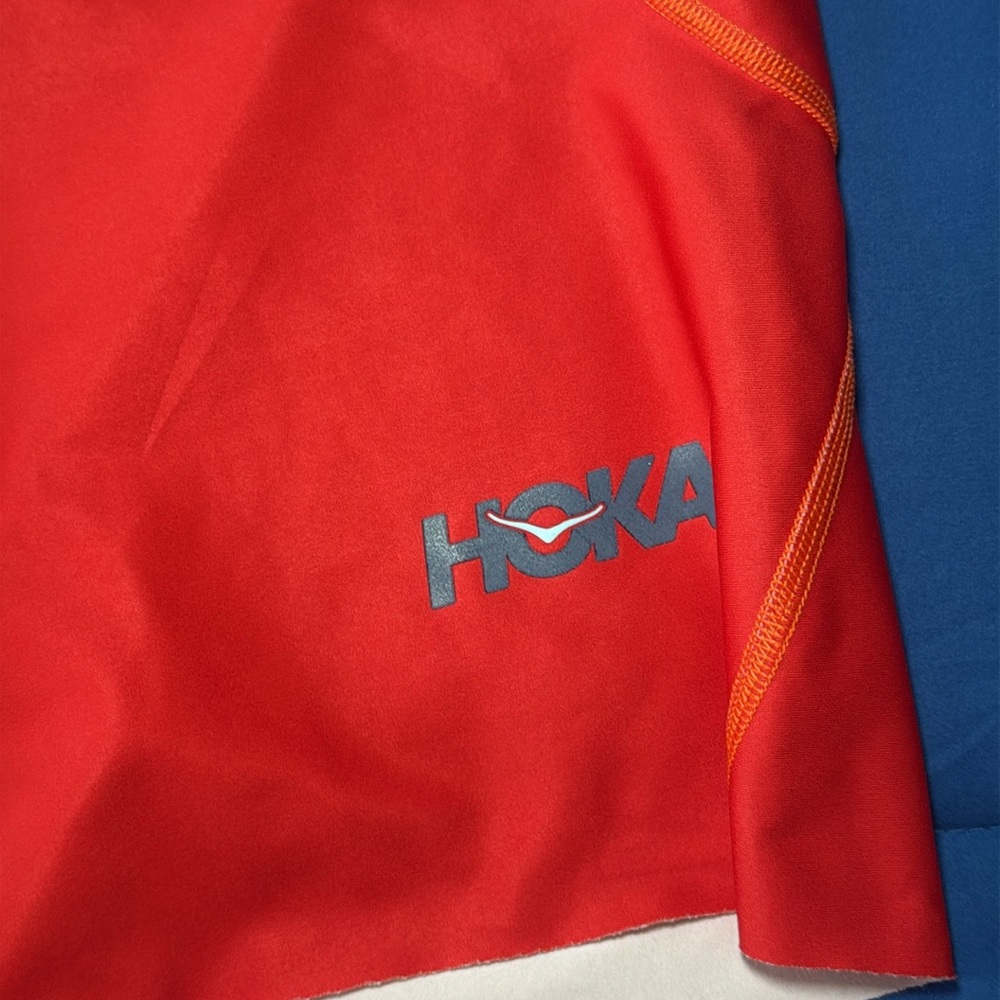Hoka Women’s Novafly 6” Spandex Knit Shorts Sz XL in Cloudless Ombré! - Picture 5 of 12